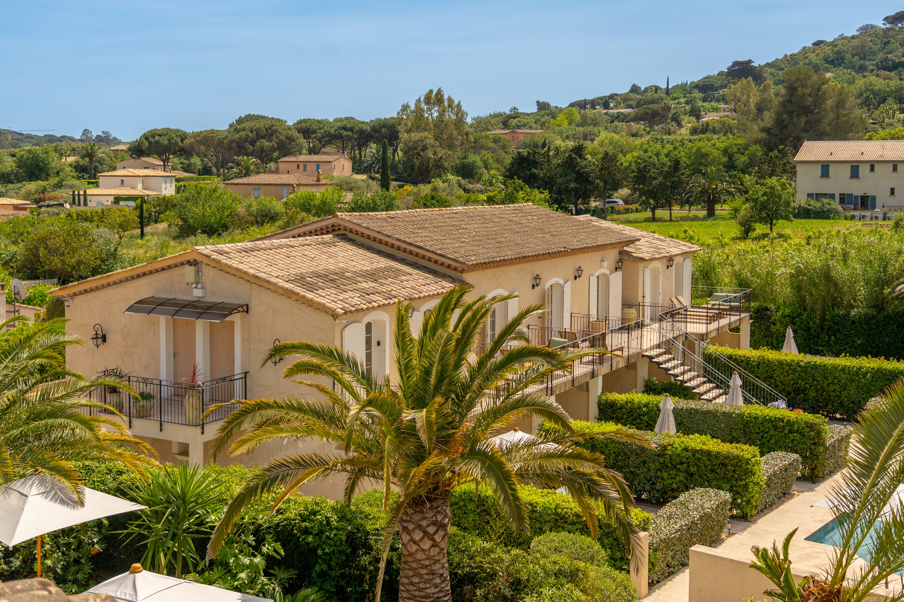 Vue sur le domaine